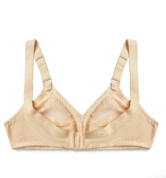 Comfort & Elegance: Beige Nursing Bra
